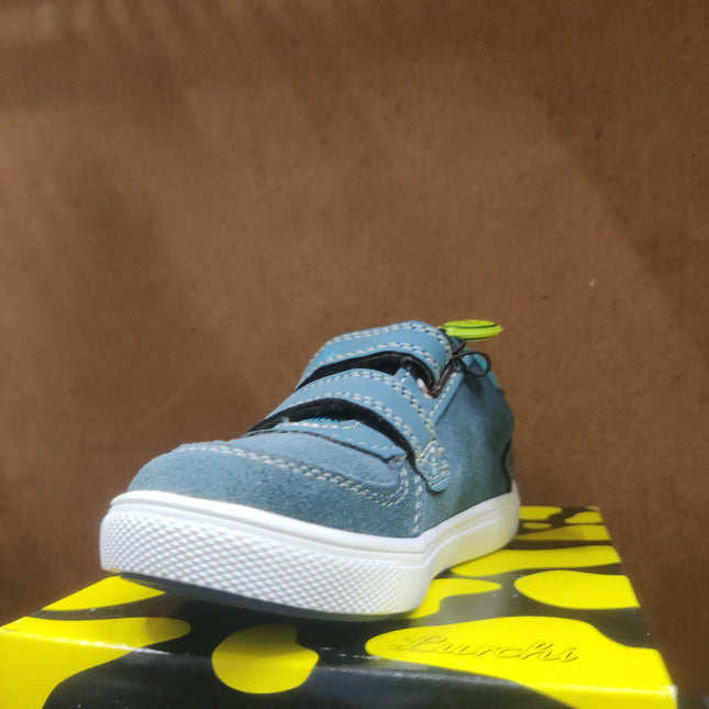 Lurchi Andre Boys' Suede PU Shoes – Petrol
