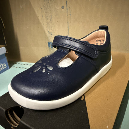 Start-Rite Girls’ Puzzle Leather Kids Shoes - Navy