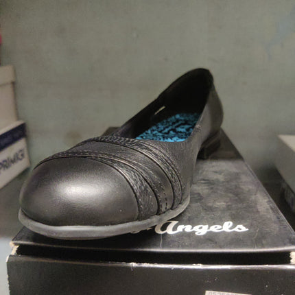 Angry Angels Girls’ Dress Up Leather Kids Shoes - Gray and Black