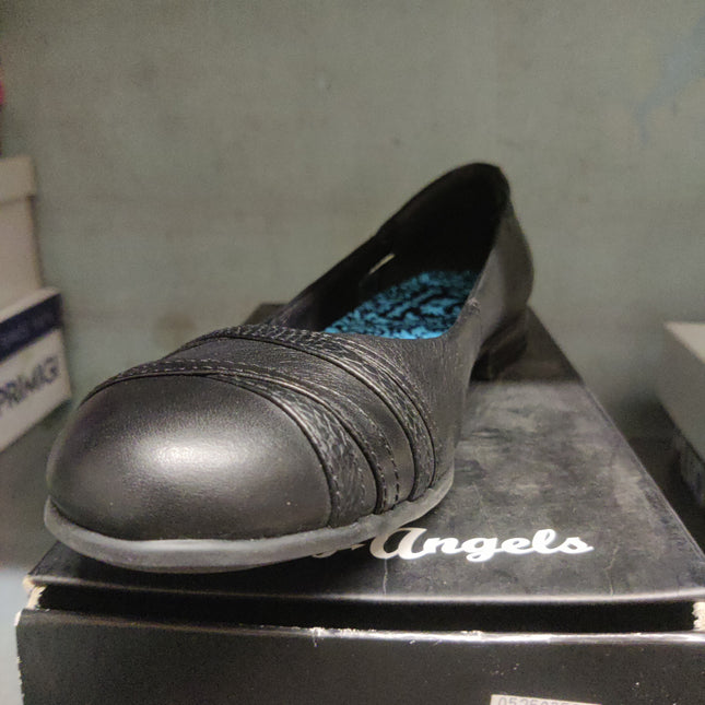 Angry Angels Girls’ Dress Up Leather Kids Shoes - Gray and Black