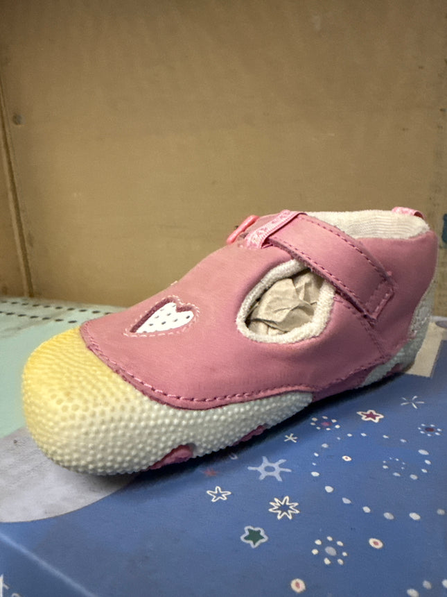 Start-Rite Girls’ Cuddle Tot Leather Kids - Shoes - Bright Pink Nubuck
