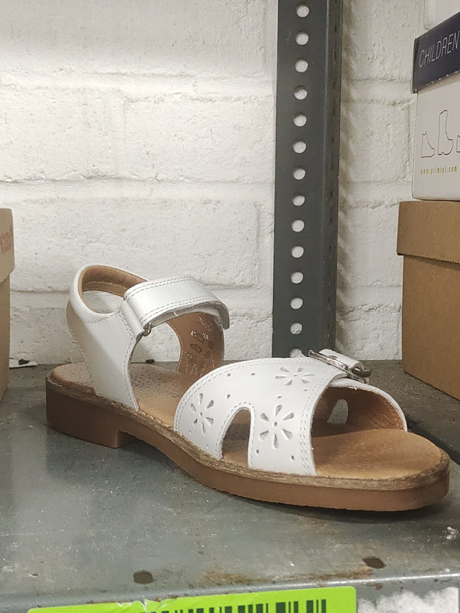 Start-Rite Girls’ Holiday Sandals - White/Brown