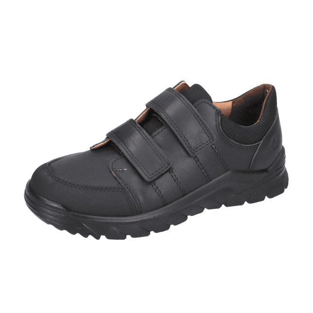 Ricosta Boys’ Johno Leather School Shoes – Black
