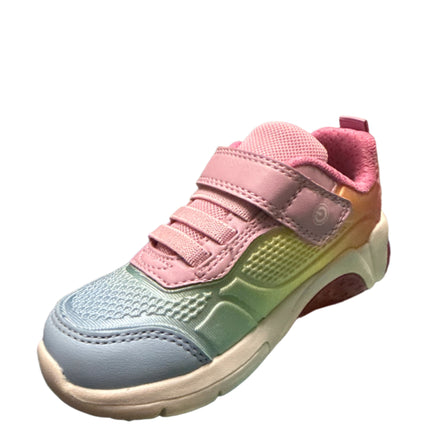 Geox Girls' Light Fadinlight Kids Shoes - Pink/Multicolor