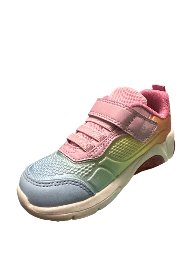 Geox Girls' Light Fadinlight Kids Shoes - Pink/Multicolor