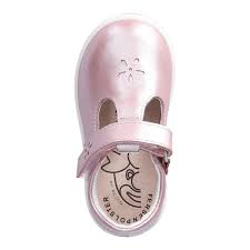 Ricosta Winona Childrens T Bar Shoes  Leather - Rose