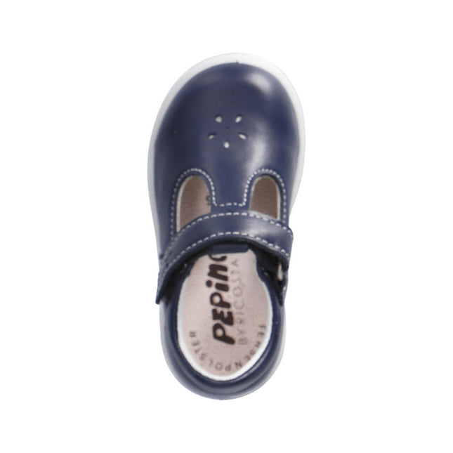 Ricosta Girls’ Winona Leather Kids Shoes - Navy