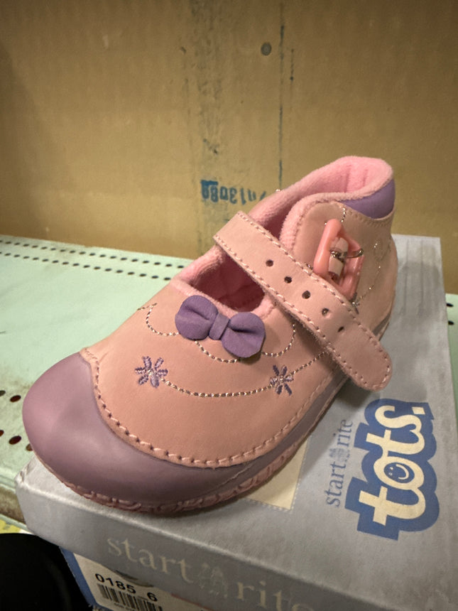 Start-Rite Girls’ Tots Leather Kids Shoes - Pink