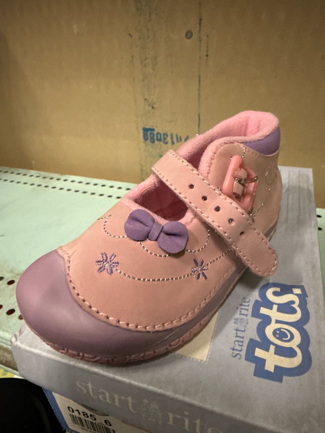 Start-Rite Girls’ Tots Leather Kids Shoes - Pink