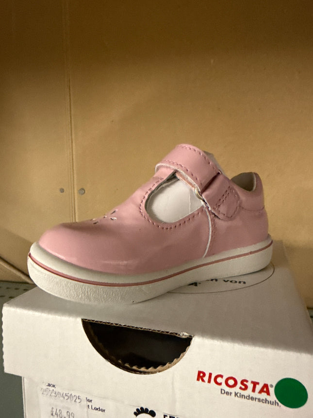 Ricosta Pepino Girls' Ricosta Lack Leather Kids Shoe - Mittel Blush