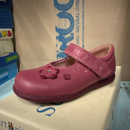Start-Rite Girls' Tattle Leather Kids Shoes - Rose Wine
