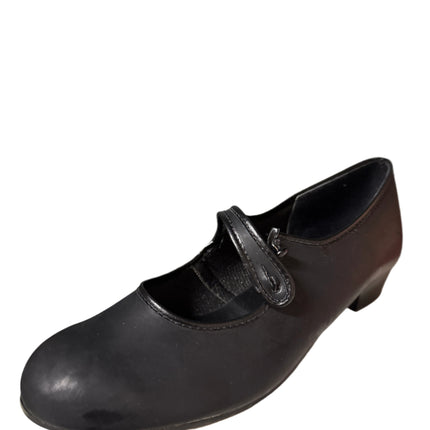 Character Girls’ Low Leather Kids Shoes - Black
