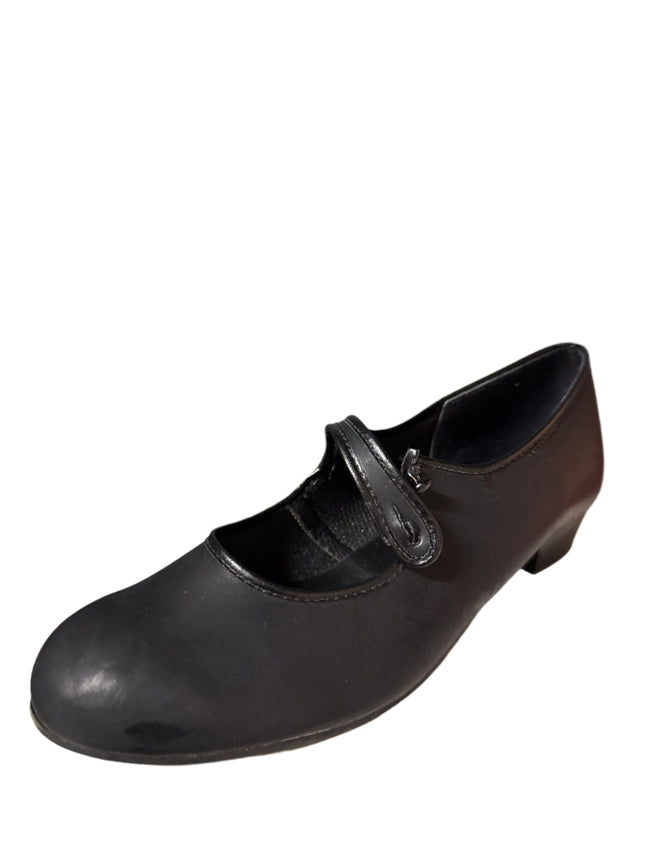 Character Girls’ Low Leather Kids Shoes - Black
