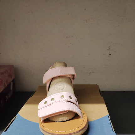 Shoesme Girls’ Leather Cut Sandals  – Pink