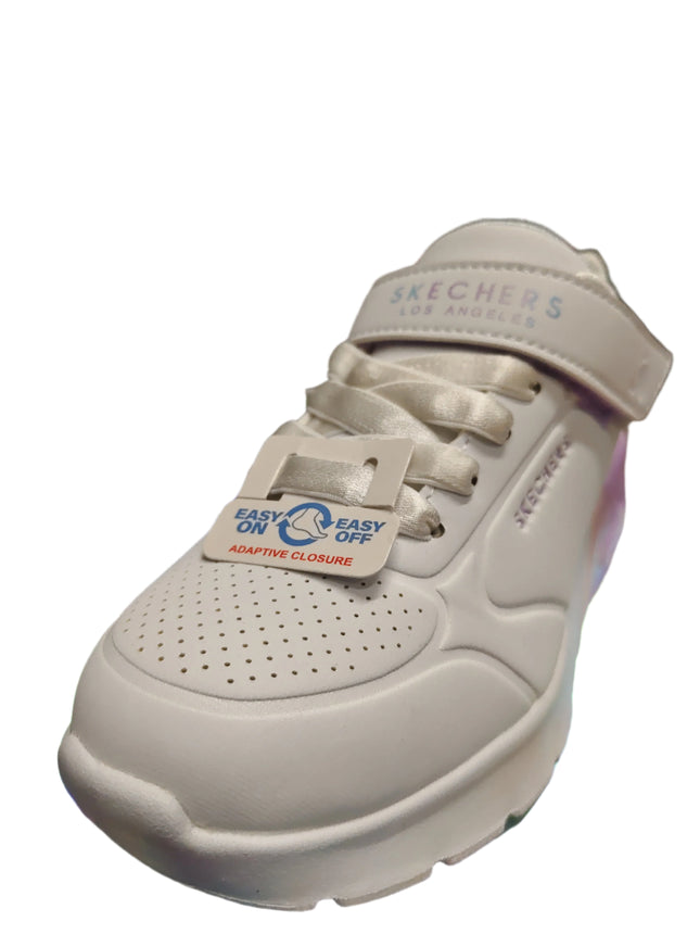 Skechers Boys’ Vivid Metallic Shoes - White/Multi