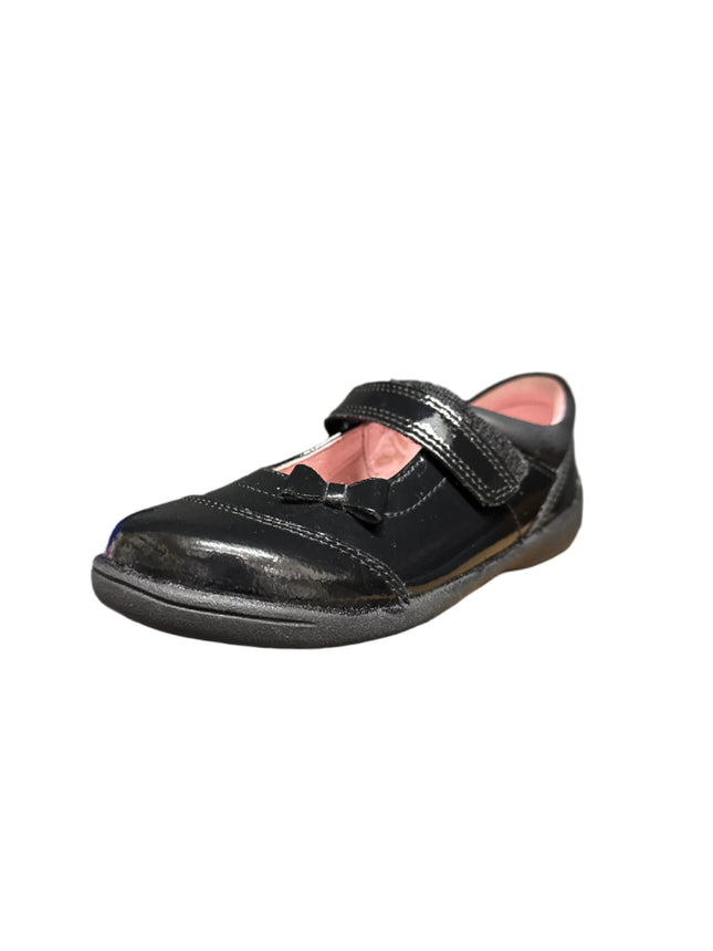 Start Rite Girls' Twizzle Patent Leather Kids Shoes - Black