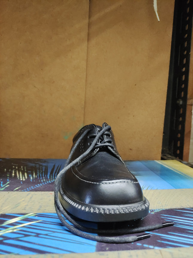 ECCO Junior Arlanda Boys’ Leather Apron Shoes – Black